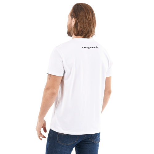 DRAGONFLY Удобная мужская футболка с принтом Dragonfly Snow 