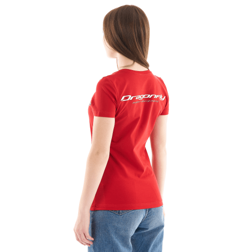 DRAGONFLY Надежная женская футболка с принтом Dragonfly Chain 