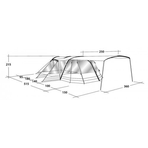 Outwell Палатка полнофункциональная Outwell Tomcat 5SA