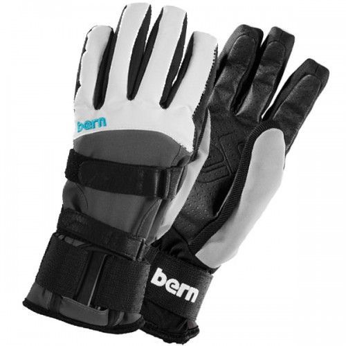 Bern Удобные женские перчатки с защитой Bern Wm's Synthetic Gloves w/ Removable Wristguard