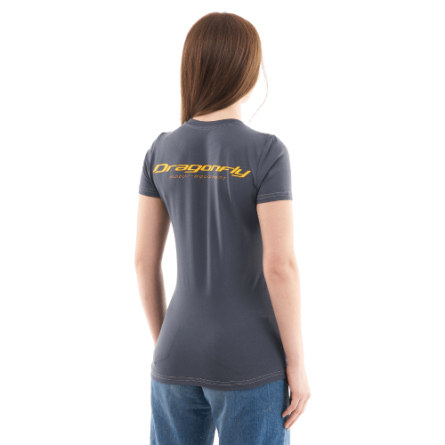 DRAGONFLY Качественная женская футболка с принтом Dragonfly Snow Woman