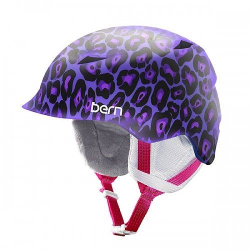Bern Зимний детский шлем для девочек Bern Snow Zipmold Camina