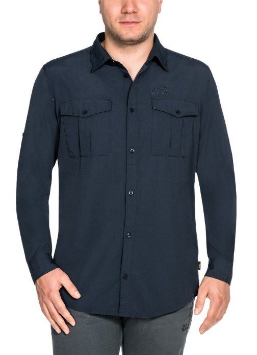 Jack Wolfskin Мужская рубашка Jack Wolfskin Atacama Roll-Up Shirt M