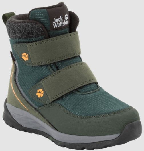 Jack Wolfskin Водонепроницаемые детские ботинки Jack Wolfskin Polar Bear Texapore Mid Vc K