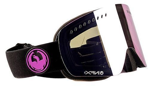 Dragon Alliance Маска для сноуборда оправа линзы Dragon Alliance NFXs ( Violet, Purple Ion + Amber)