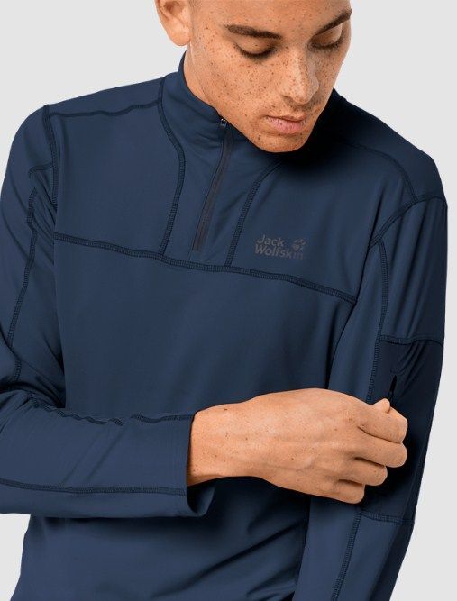 Jack Wolfskin Эластичный пуловер Jack Wolfskin Performance Halfzip M