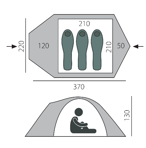 BTrace Палатка походная  BTrace Challenge 3