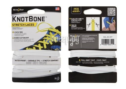 Nite Ize Шнурки для обуви Nite Ize Knotbone Stretch Laces