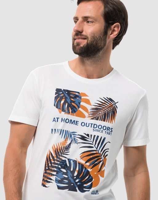 Jack Wolfskin Легкая мужская футболка Jack Wolfskin Palm Cove T M