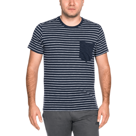 Jack Wolfskin Футболка повседневная Jack Wolfskin TRAVEL STRIPED T MEN