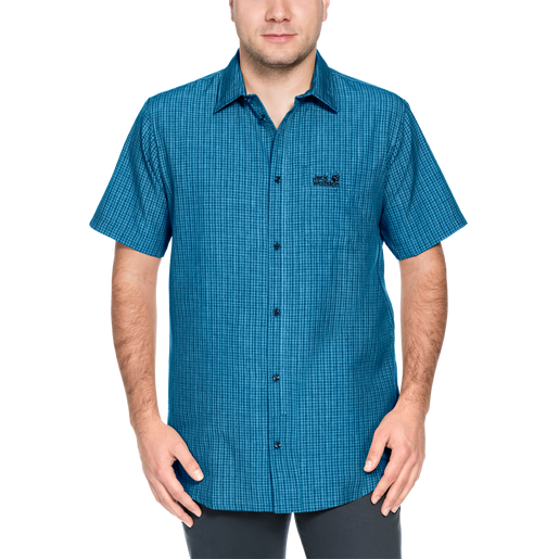 Jack Wolfskin Мужская летняя рубашка Jack Wolfskin EL DORADO SHIRT MEN