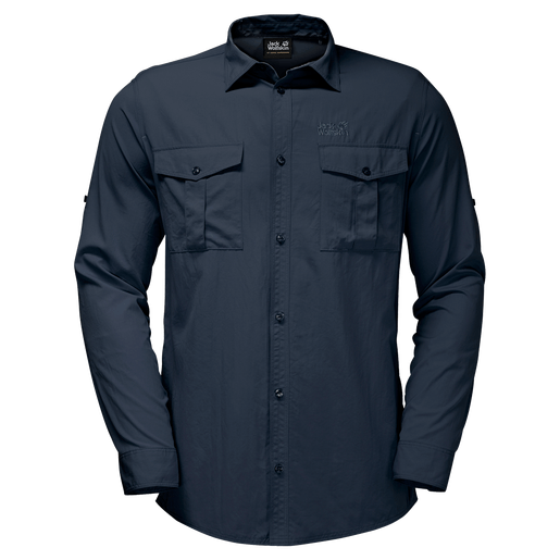 Jack Wolfskin Мужская рубашка Jack Wolfskin Atacama Roll-Up Shirt M