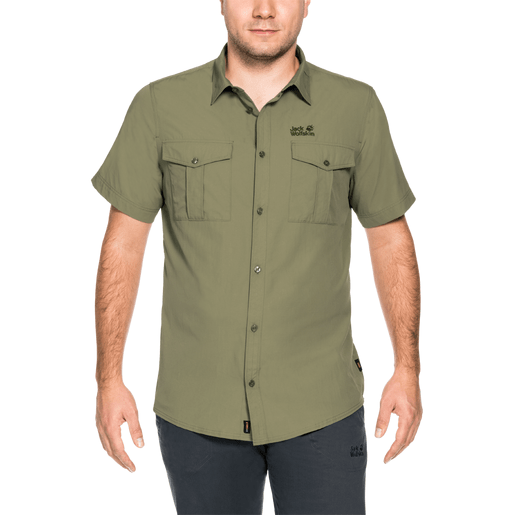 Jack Wolfskin Мужская летняя рубашка Jack Wolfskin ATACAMA SHIRT