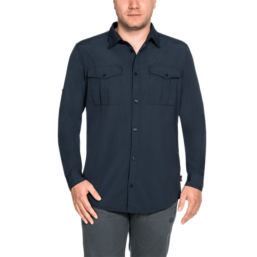 Jack Wolfskin Мужская рубашка Jack Wolfskin Atacama Roll-Up Shirt M