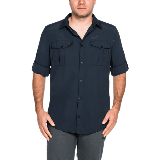 Jack Wolfskin Мужская рубашка Jack Wolfskin Atacama Roll-Up Shirt M