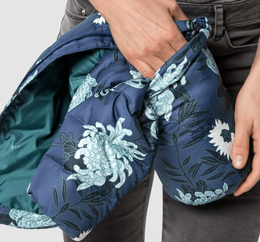 Jack Wolfskin Пуховик стильный Jack Wolfskin Helium high print w