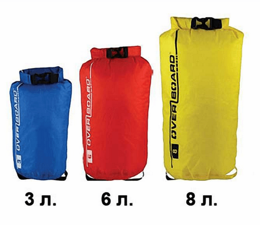 OVERBOARD Надежные гермомешки комплектом Overboard Dry Bag Multipack Divider Set