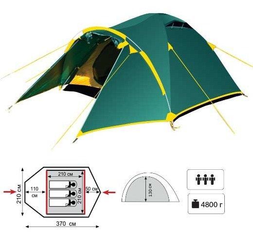 Tramp Палатка походная Tramp Lair 3