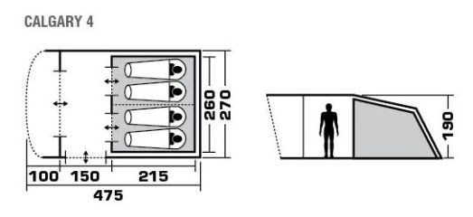 Trek Planet Trek Planet - Туристическая палатка Calgary 4