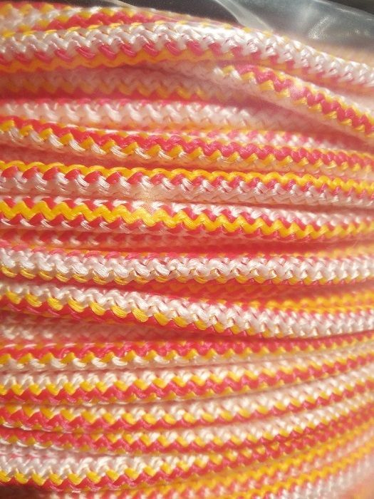 Эбис Веревка вязаная цветная из полипропилена в катушке мм Эбис 8