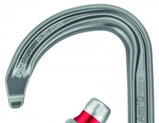 Petzl Асимметричный алюминиевый карабин Petzl Am'D Twist Lock