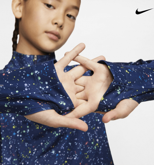 Nike Джемпер для детей Nike G NP WM TOP HZ AOP SHINE