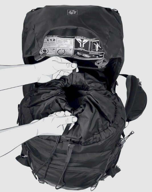 Jack Wolfskin Вместительный рюкзак Jack Wolfskin Highland Trail 55 Men