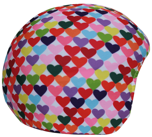 Coolcasc Нашлемник эластичный женский Coolcasc 104 Colour Hearts