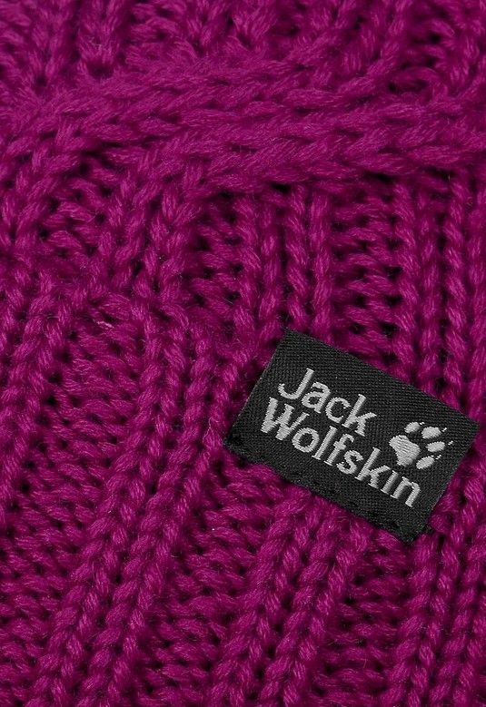 Jack Wolfskin Вязаная шапка Jack Wolfskin Stormlock Pompom Beanie