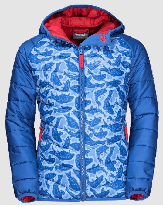 Jack Wolfskin Яркая детская куртка Jack Wolfskin Zenon Print Jacket Kids