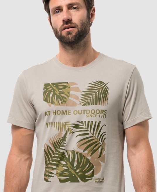 Jack Wolfskin Легкая мужская футболка Jack Wolfskin Palm Cove T M