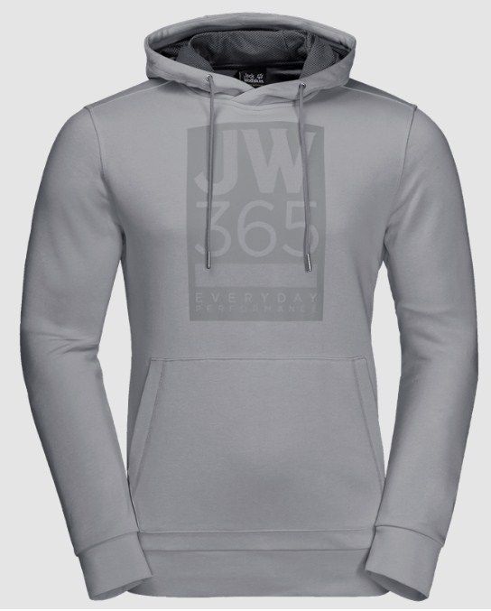 Jack Wolfskin Худи с мягкой махровой изнанкой Jack Wolfskin 365 Hoody M