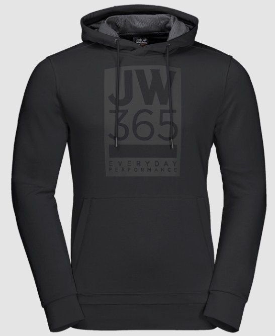 Jack Wolfskin Худи с мягкой махровой изнанкой Jack Wolfskin 365 Hoody M