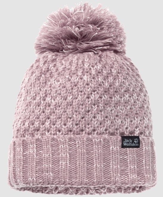 Jack Wolfskin Вязаная шапка с помпоном Jack Wolfskin Highloft Knit Cap Women