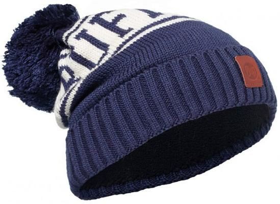 Buff Шапка двухслойная Buff Junior Knitted & Polar Hat Buff Shiko Medieval Blue