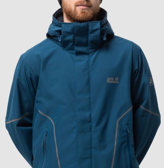 Jack Wolfskin Водонепроницаемая мужская куртка Jack Wolfskin Taiga Trail Jkt M