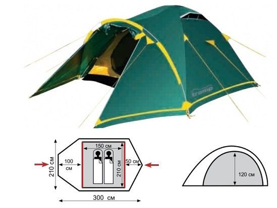 Tramp Палатка походная Tramp Stalker 2