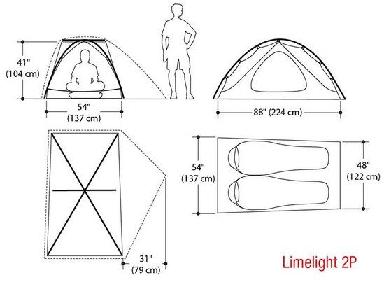 Marmot Туристическая палатка Marmot Limelight 2P