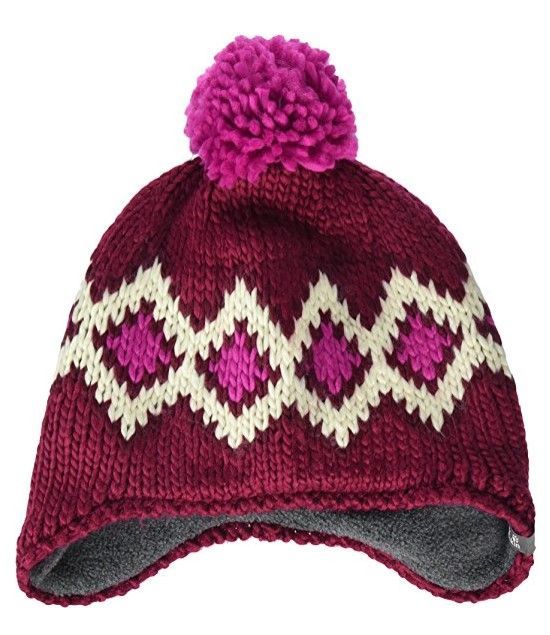 Jack Wolfskin Шапка с ушками для детей Jack Wolfskin Diamond Knit Cap Kids