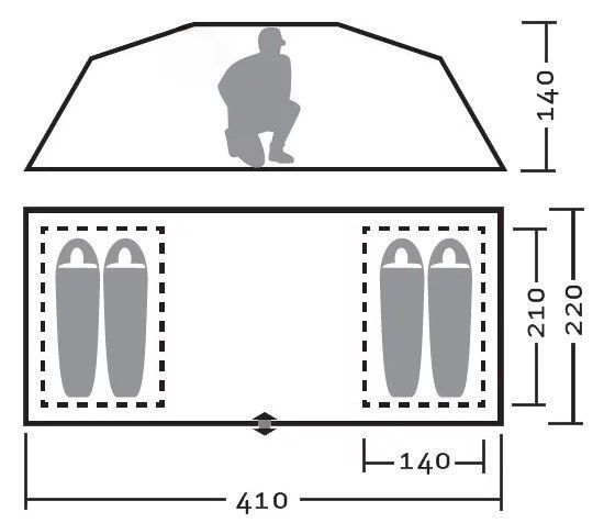 Greenell Greenell - Палатка просторная Космо 4