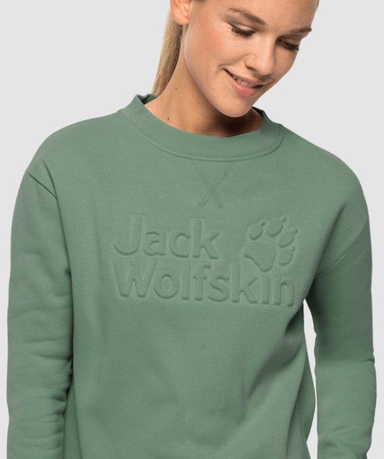 Jack Wolfskin Женский мягкий свитшот Jack Wolfskin Winter Logo Sweartshirt W