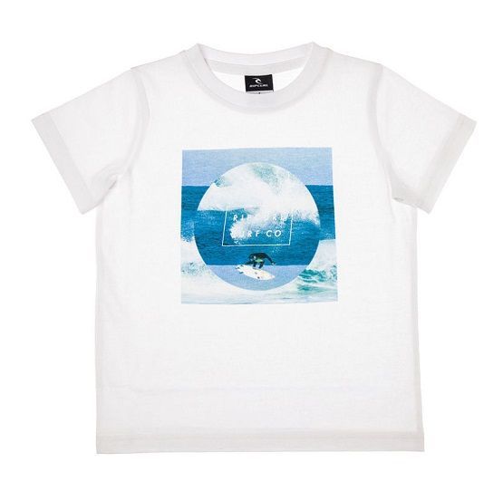 Rip Curl Хлопковая футболка Rip Curl Photoprint SS Tee Groms