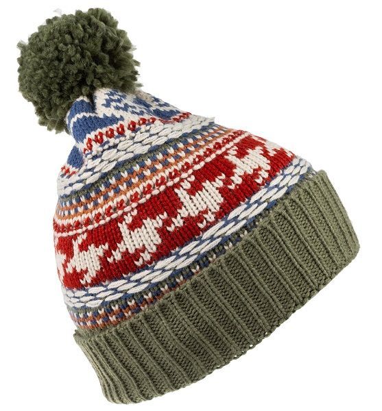 The North Face Мягкая шапка с помпоном The North Face Fair Isle Beanie