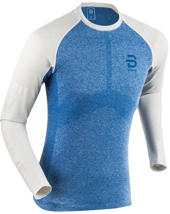 Bjorn Daehlie Термофутболка с длинными рукавами Bjorn Daehlie Long Sleeve Light Seamless Blue