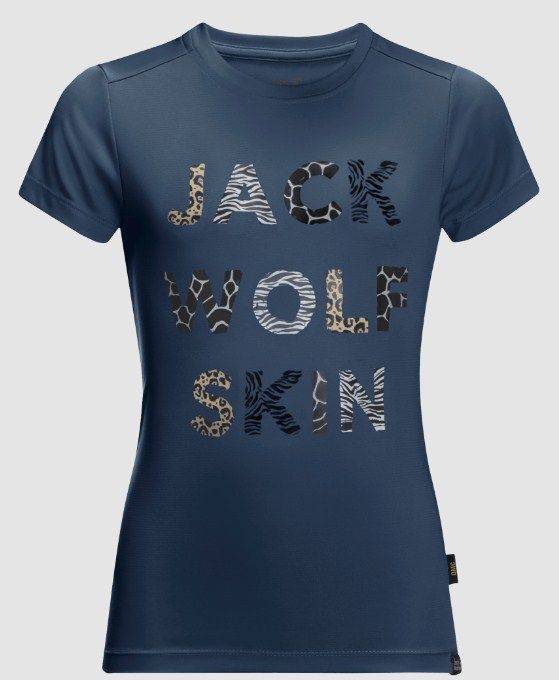 Jack Wolfskin Яркая футболка Jack Wolfskin Wild T Kids