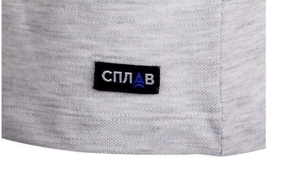 Сплав Модная рубашка поло Сплав Меланж
