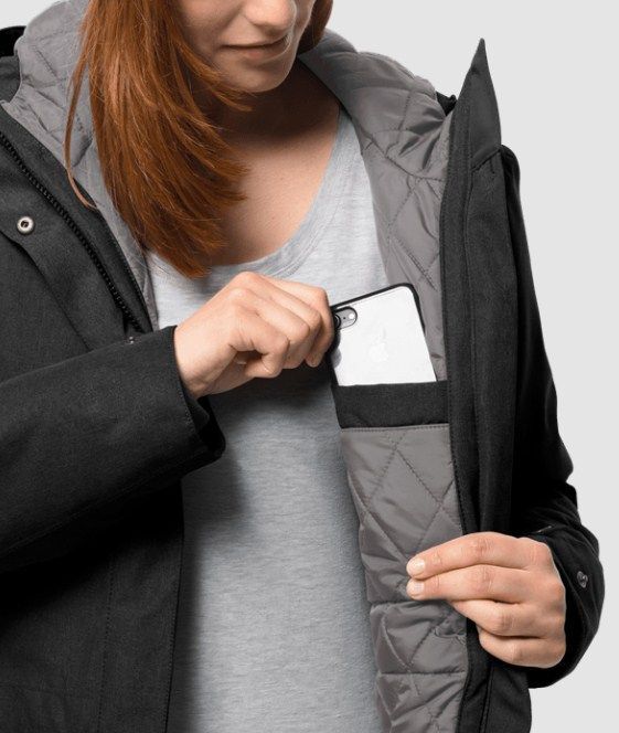 Jack Wolfskin Стильная парка для зимы Jack Wolfskin Coastal Range Parka