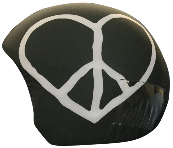 Coolcasc Нашлемник грязеотталкивающий Coolcasc 128 Peace&Love