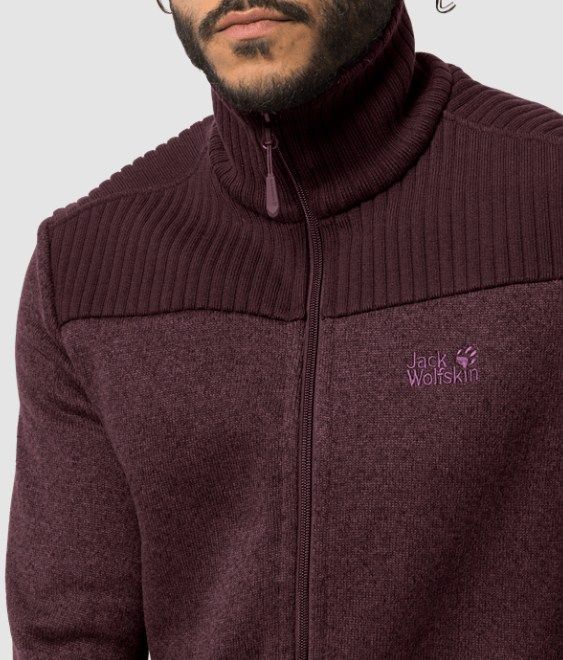 Jack Wolfskin Теплая ветровка из флиса Jack Wolfskin Scandic Jacket Men