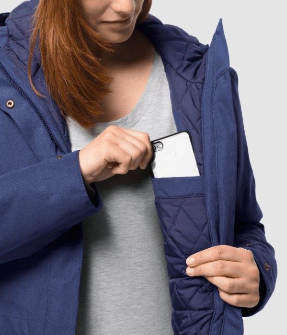 Jack Wolfskin Стильная парка для зимы Jack Wolfskin Coastal Range Parka